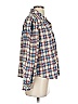 The Great. 100% Cotton Plaid Ivory Blue Long Sleeve Polo Size 1 - photo 3