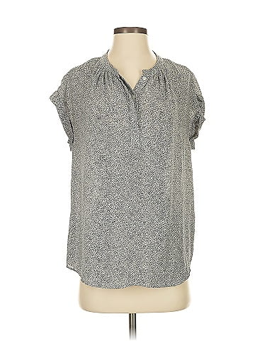 H By Halston Short Sleeve Blouse (view 1)