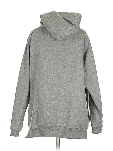 Jocelyn Rabbit Fur Trimmed Pullover Hoodie (view 2)