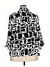 Joseph Ribkoff 100% Polyester Print Black 3/4 Sleeve Blouse Size XXL (estimated) - photo 2