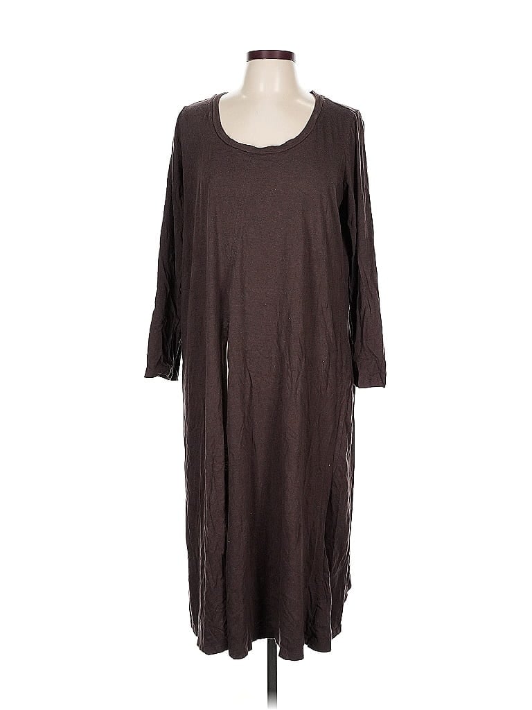 Roaman's Brown Long Sleeve T-Shirt Size 18 - photo 1