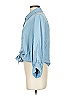 Karen Kane 100% Lyocell Blue 3/4 Sleeve Button-Down Shirt Size S - photo 4