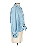 Karen Kane 100% Lyocell Blue 3/4 Sleeve Button-Down Shirt Size S - photo 3