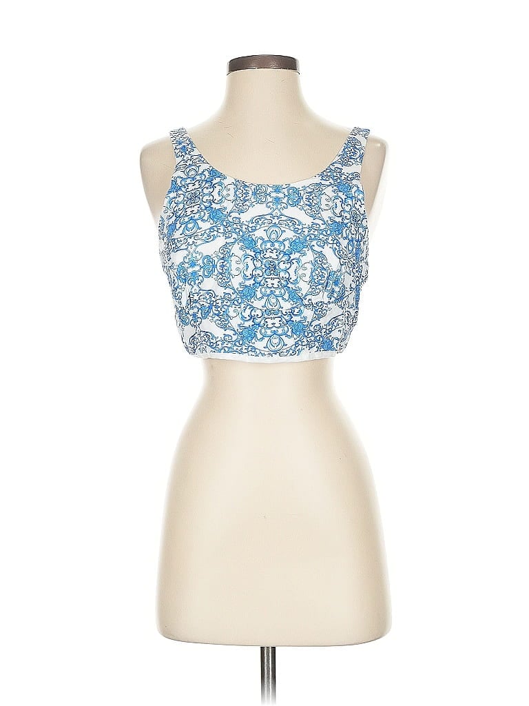 Pre-owned J By Joie Tank Top Blue Strapless Neckline Tops