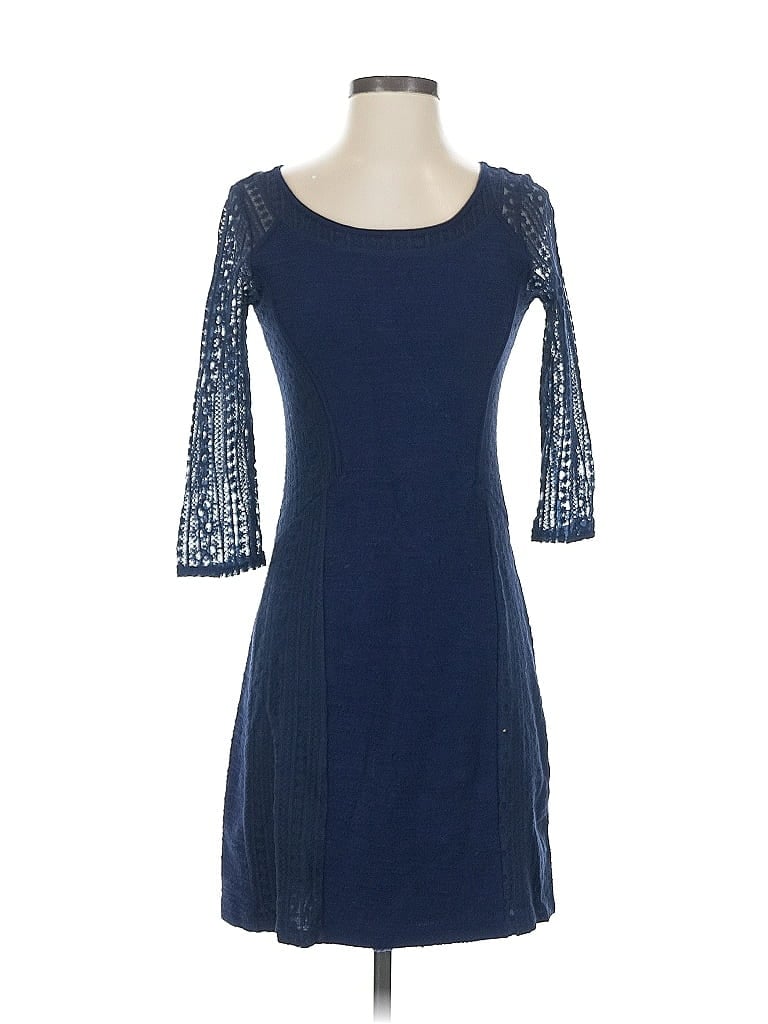 Pre-owned Bordeaux Casual Dress In Blue
