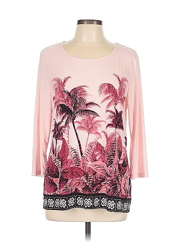 JM Collection 3/4 Sleeve Top (view 1)
