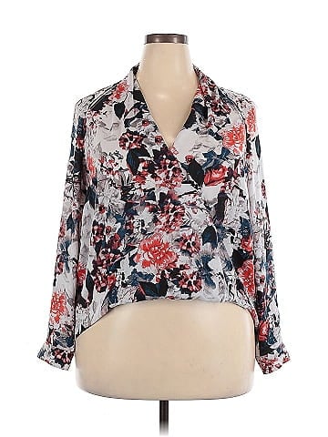 G by Giuliana Rancic 3/4 Sleeve Blouse (view 1)