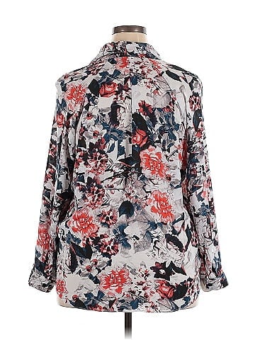 G by Giuliana Rancic 3/4 Sleeve Blouse (view 2)