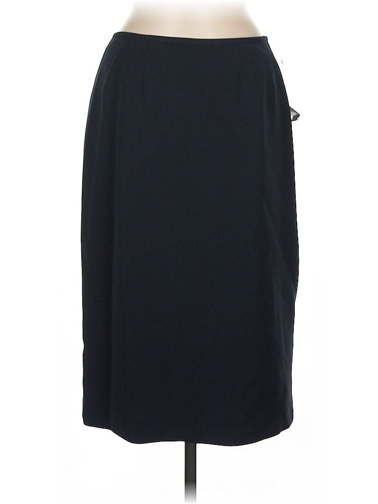Kasper 100% Polyester Black Casual Skirt Size 6 - photo 1