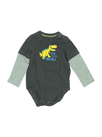 Jumping Beans Long Sleeve Onesie (view 1)