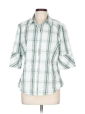 7th Avenue Design Studio New York & Company 3/4 Sleeve Button-Down Shirt (view 1)