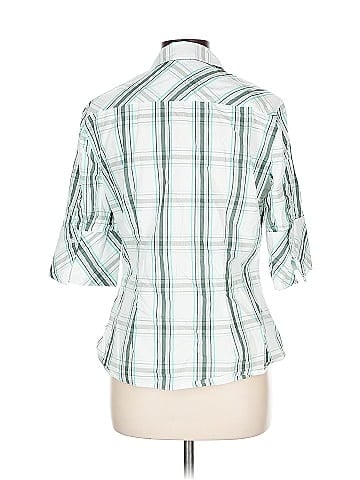 7th Avenue Design Studio New York & Company 3/4 Sleeve Button-Down Shirt (view 2)