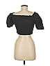 Love & Other Things 100% Cotton Black Short Sleeve Top Size 8 - photo 2