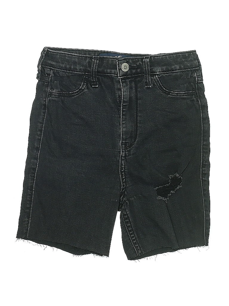 Hollister Black Denim Shorts Size 25 waist - photo 1