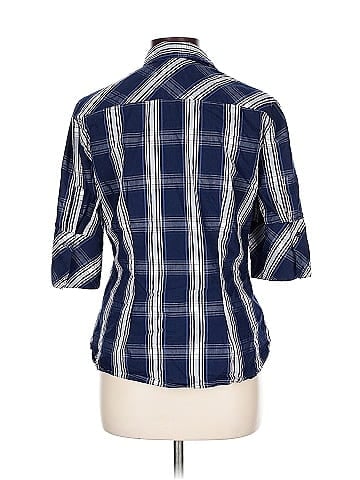 7th Avenue Design Studio New York & Company 3/4 Sleeve Button-Down Shirt (view 2)