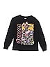 Marvel Black Long Sleeve T-Shirt Size M (kids) - photo 1