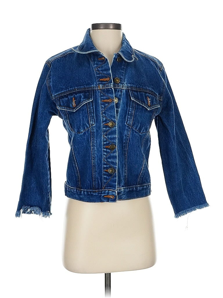Pre-owned Assorted Brands Denim Jacket In Blue