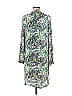 Left Coast by Dolan 100% Viscose Print Green Casual Dress Size M - photo 2