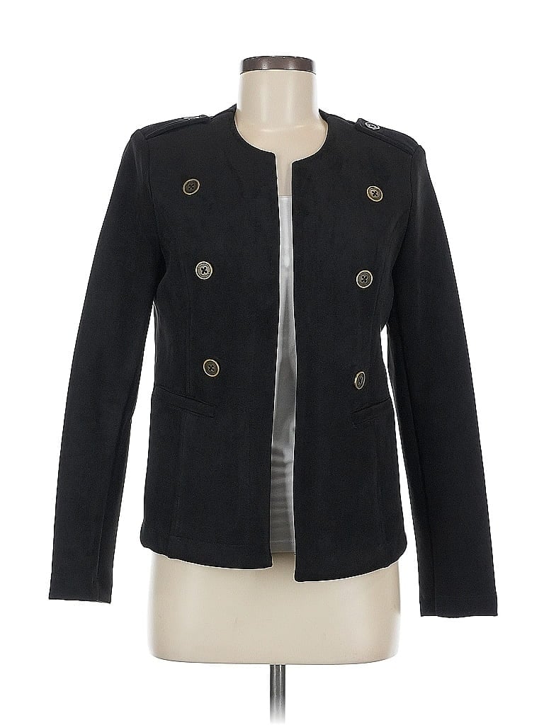 Pre-owned T Tahari Blazer Jacket In Black