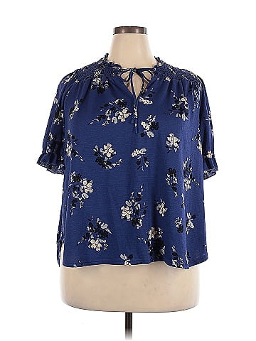 MELLODAY Short Sleeve Blouse (view 1)