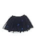 Stella McCartney 100% Polyester Hearts Blue Skirt Size 10 - photo 1