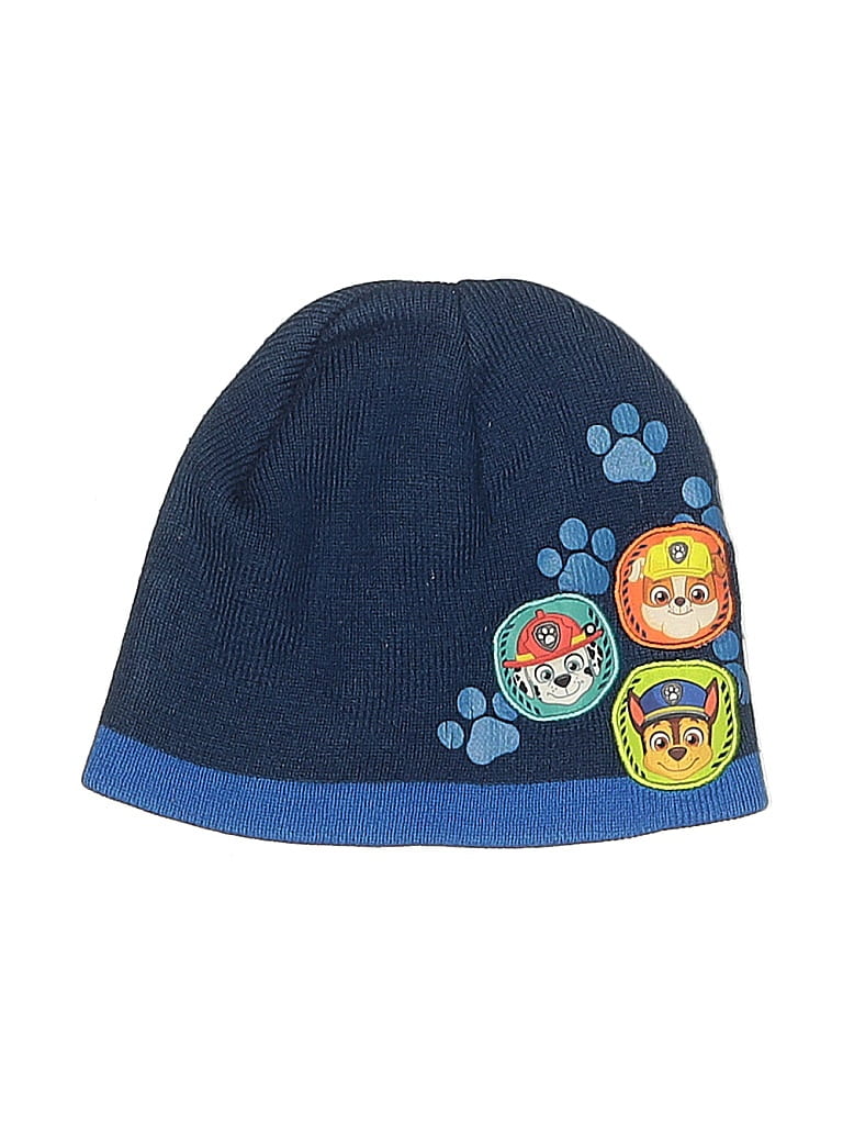 Click to view more detailed imagery on our partner's website Pre-owned Nickelodeon Kids' Beanie Hat In Blue