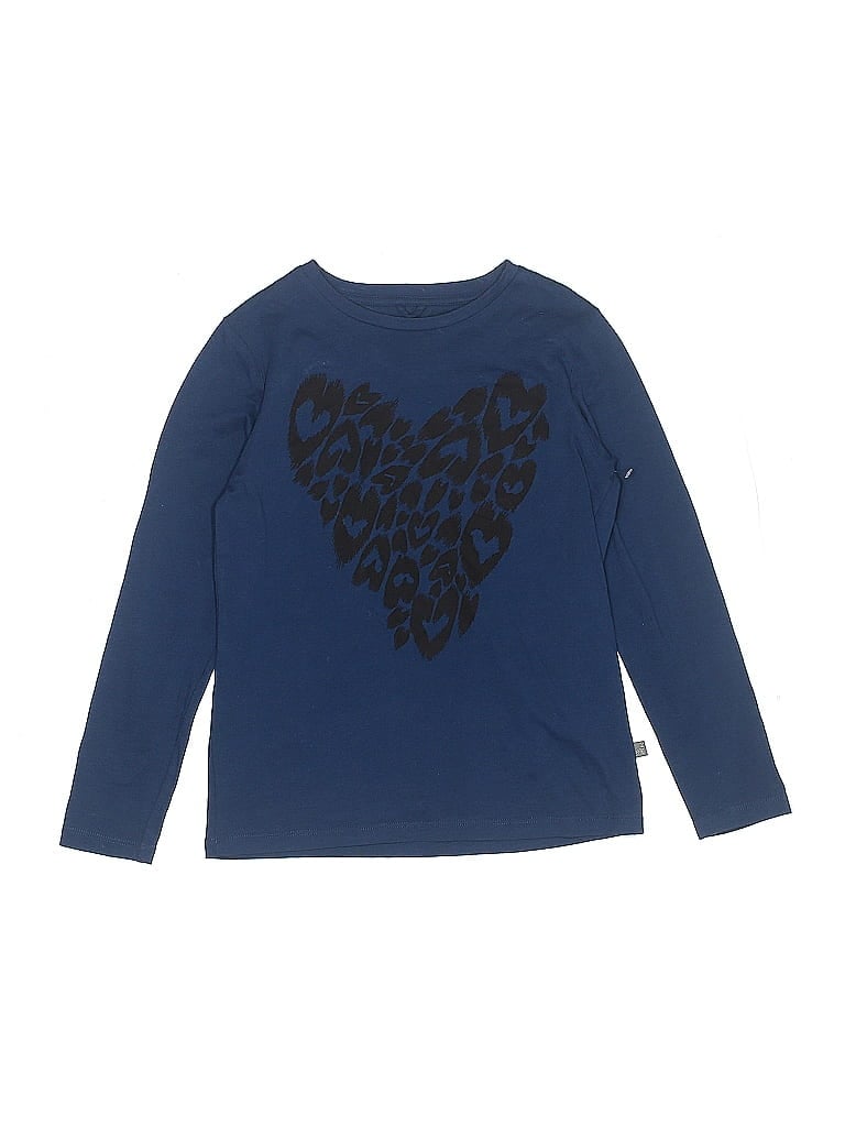 Stella McCartney 100% Cotton Blue Long Sleeve T-Shirt Size 10 - photo 1
