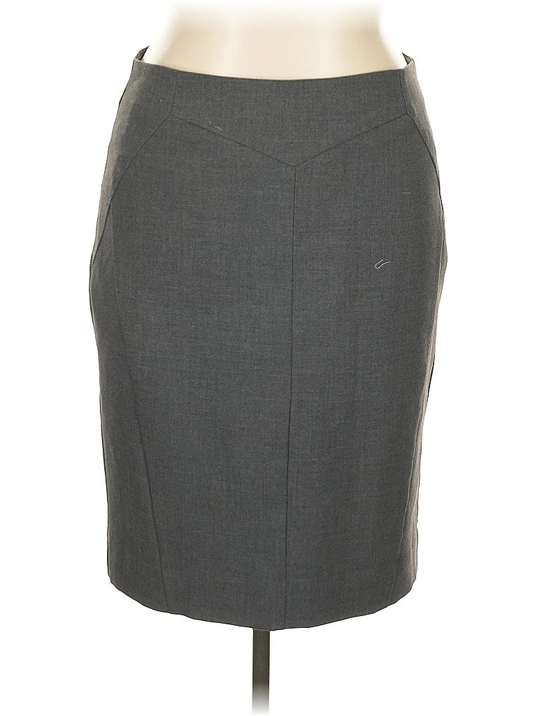 Pre-owned Worthington Formal Skirt In Gray