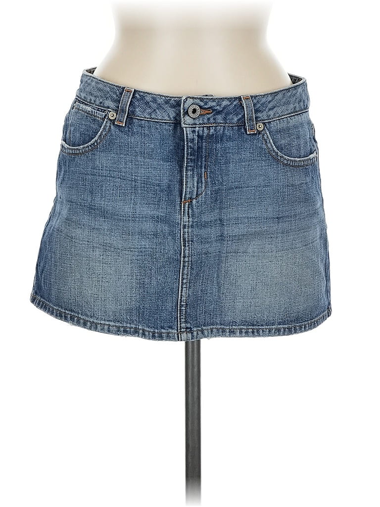 Guess Jeans 100% Cotton Blue Denim Skirt Size 28 waist - photo 1