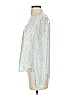 Sincerely Ours 100% Polyester Silver Long Sleeve Blouse Size S - photo 5