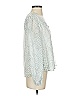 Sincerely Ours 100% Polyester Silver Long Sleeve Blouse Size S - photo 4