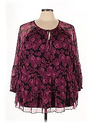 Terra & Sky 3/4 Sleeve Blouse