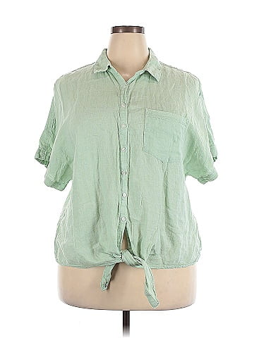 Lands' End Short Sleeve Blouse (view 1)