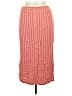 Eva Mendes by New York & Company Chevron-herringbone Pink Casual Skirt Size L - photo 2