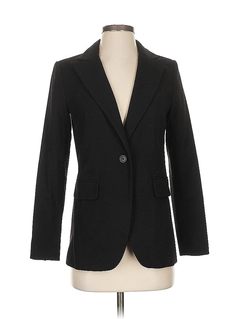 Pre-owned Banana Republic Factory Store Blazer Jacket In Black