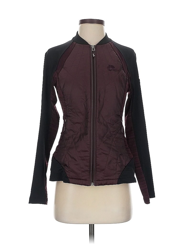 Pre-owned Assorted Brands Track Jacket In Burgundy