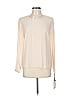 Worth New York 100% Silk Ivory Long Sleeve Silk Top Size 12 - photo 1