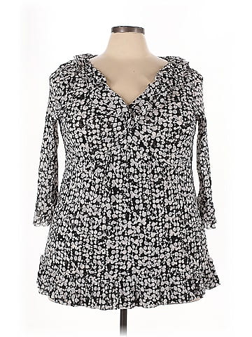 INC International Concepts 3/4 Sleeve Blouse (view 1)