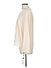 Worth New York 100% Silk Ivory Long Sleeve Silk Top Size 12 - photo 4