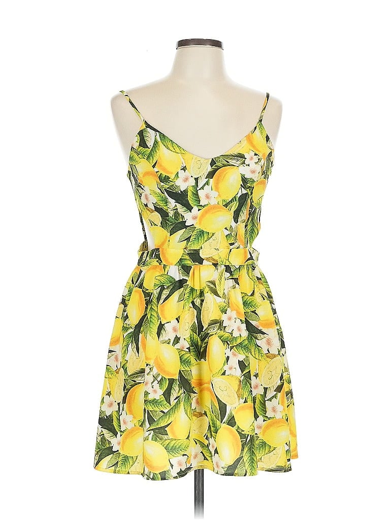 Click to view more detailed imagery on our partner's website Pre-owned Show Me Your Mumu Cocktail Dress In Yellow