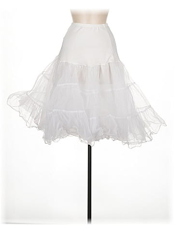 Unbranded White Fairytale Tulle Skirt with Frills (view 1)