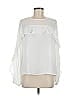 Marc New York Andrew Marc 100% Polyester Ivory 3/4 Sleeve Blouse Size M - photo 1