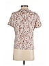 Kuhl 100% Tencel Floral Brown Short Sleeve Blouse Size S - photo 2