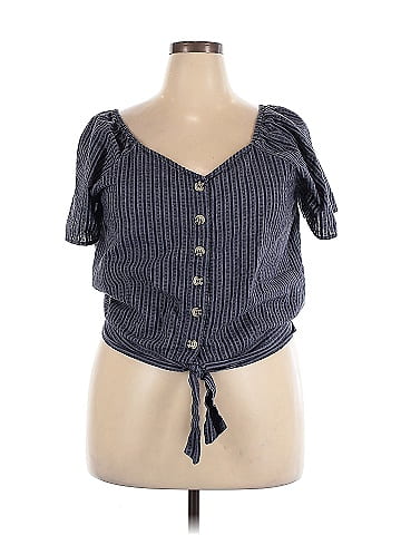 Maurices Short Sleeve Blouse (view 1)