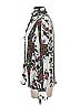 Alberto Makali 100% Silk Print Ivory Long Sleeve Silk Top Size S - photo 4