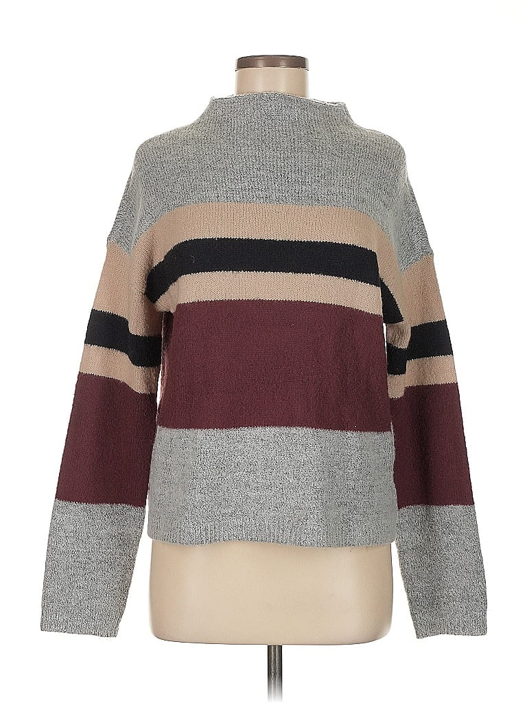 Pre-owned Hem & Thread Turtleneck Sweater In Gray