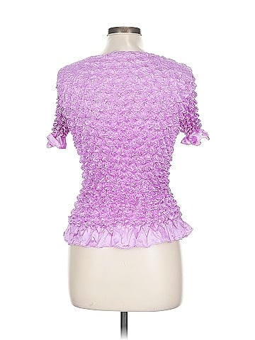 f.c Lilac Smocked Frilly Top (view 2)