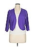 Roaman's Purple Cardigan Size 14 - photo 1