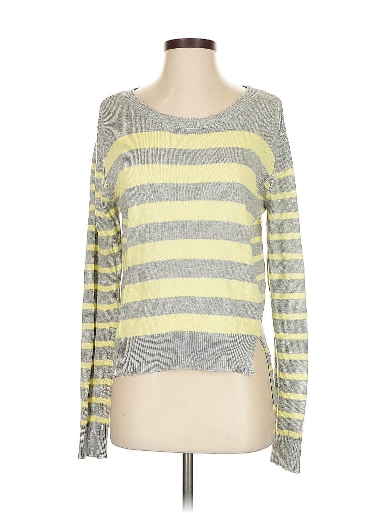 Mystree Stripes Yellow Pullover Sweater Size S - photo 1