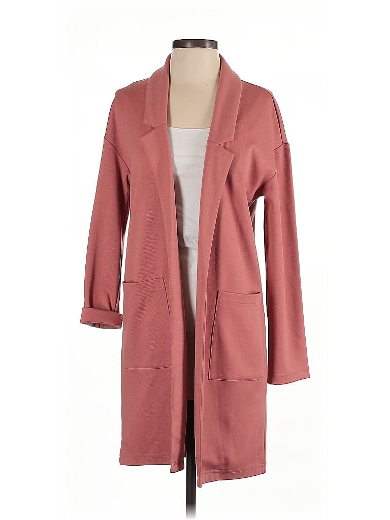 Pre-owned Leith Coat In Pink
